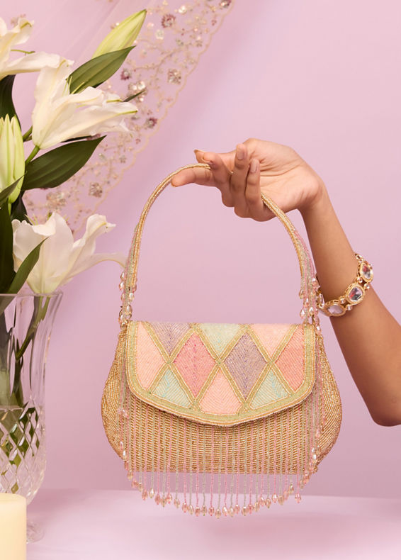 Mohey Women Golden Elegance Bag