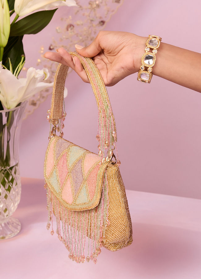 Mohey Women Golden Elegance Bag