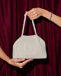 Mohey Women Enchantress White Silk Bag