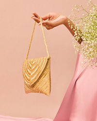 Mohey Women Golden Treasure Envelope Bag