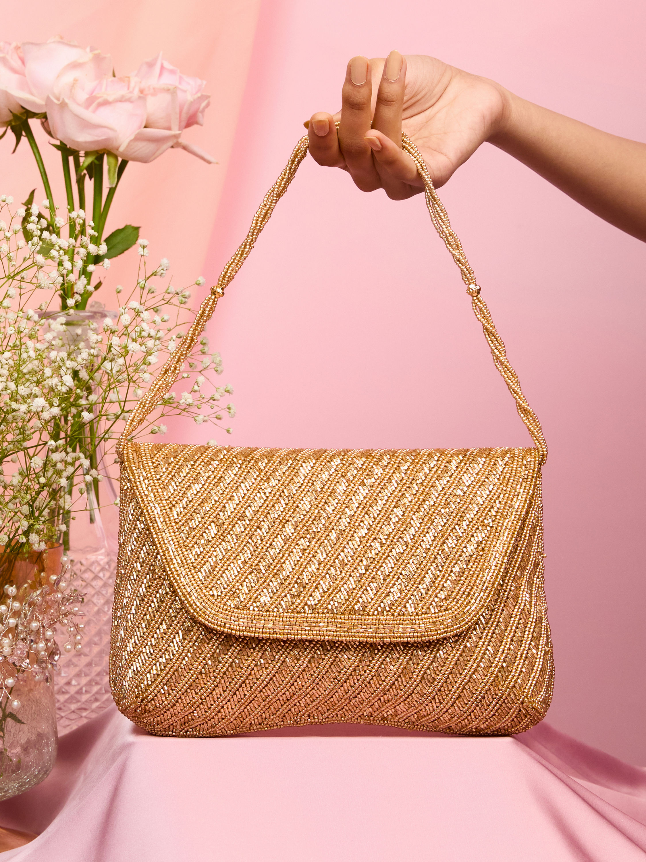 Mohey Women Fawn Elegance Envelope Bag