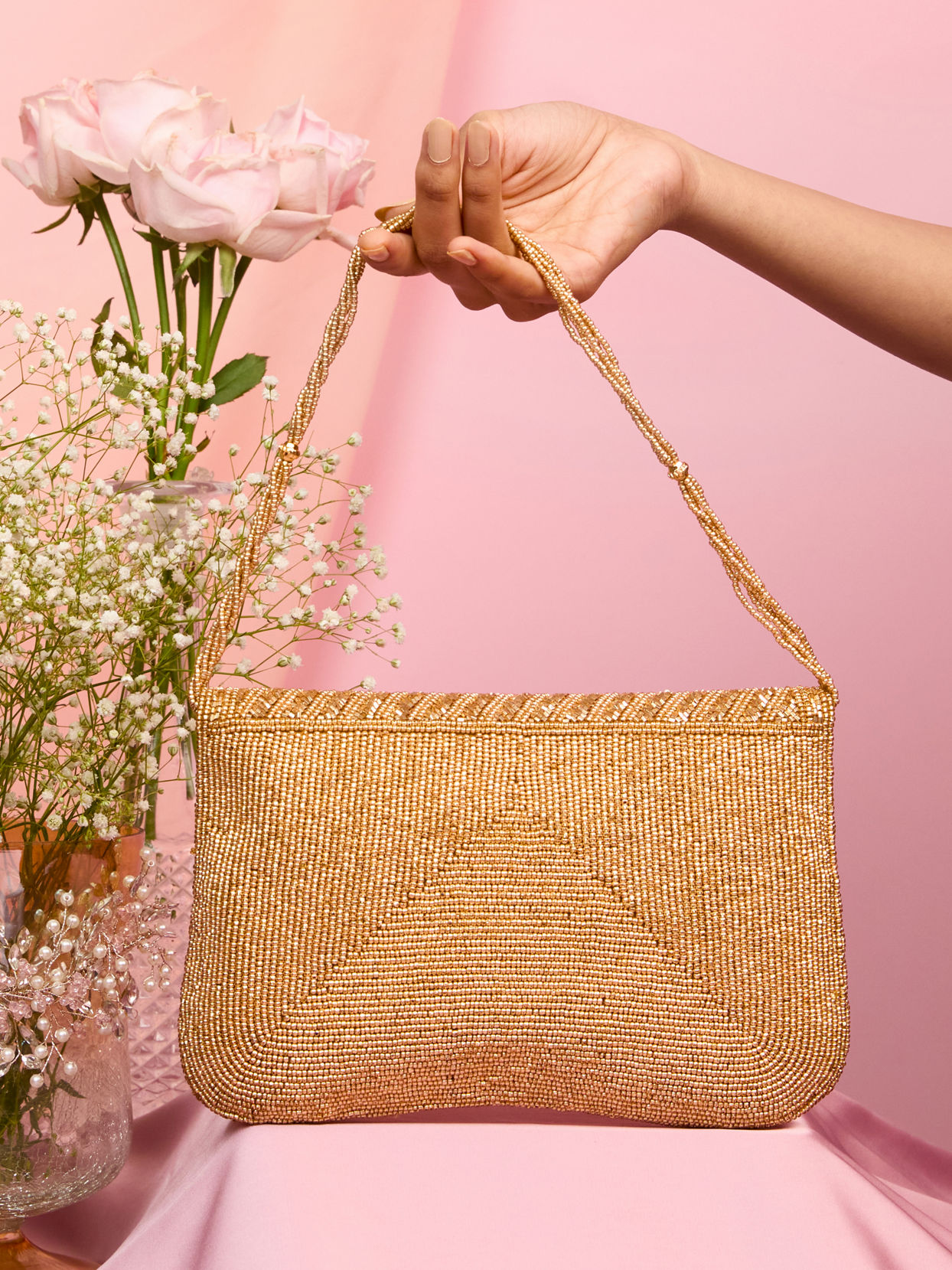 Mohey Women Fawn Elegance Envelope Bag