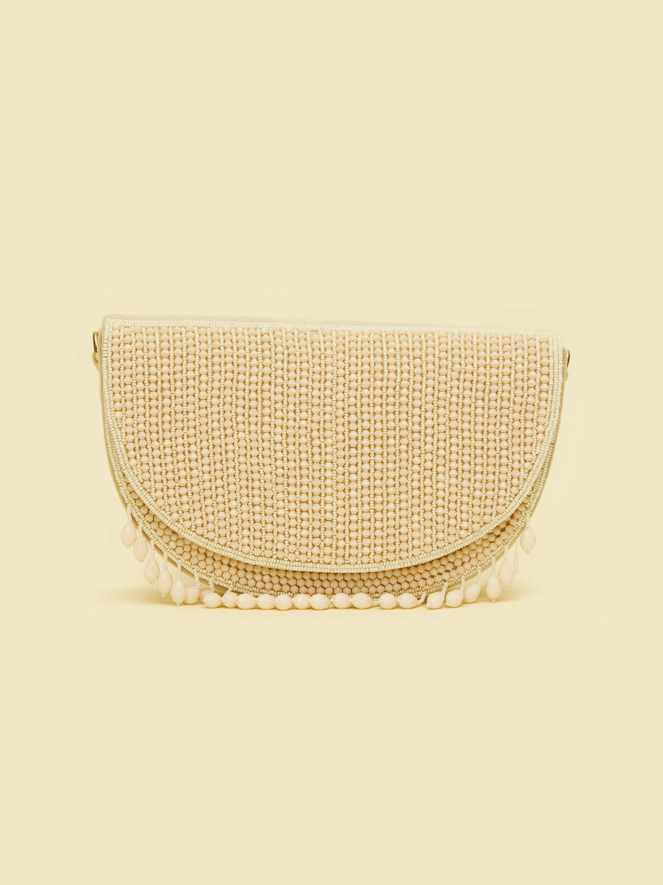 Mohey Women Elegant Cream Velvet Bag