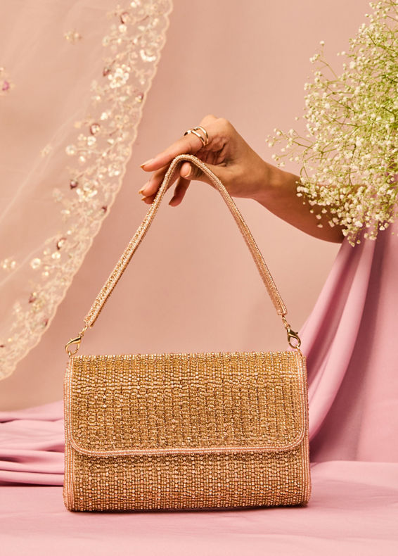 Mohey Women Peach Delight Silk Bag