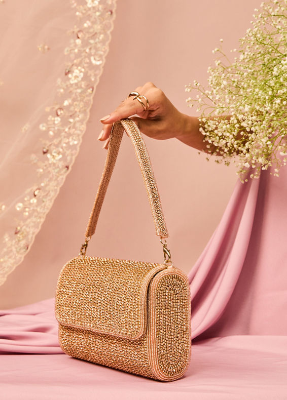 Mohey Women Peach Delight Silk Bag