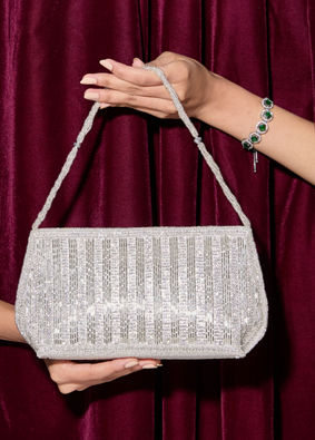 Mohey Women Grey Gleam Elegant Bag