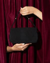 Mohey Women Elegant Black Silk Bag