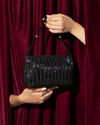 Mohey Women Elegant Black Silk Bag