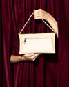Mohey Women Fawn Coloured Party Bag