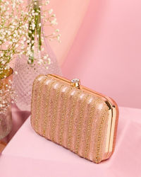 Mohey Women Dusty Pink Exquisite Clutch Bag