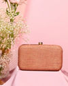 Mohey Women Dusty Pink Exquisite Clutch Bag