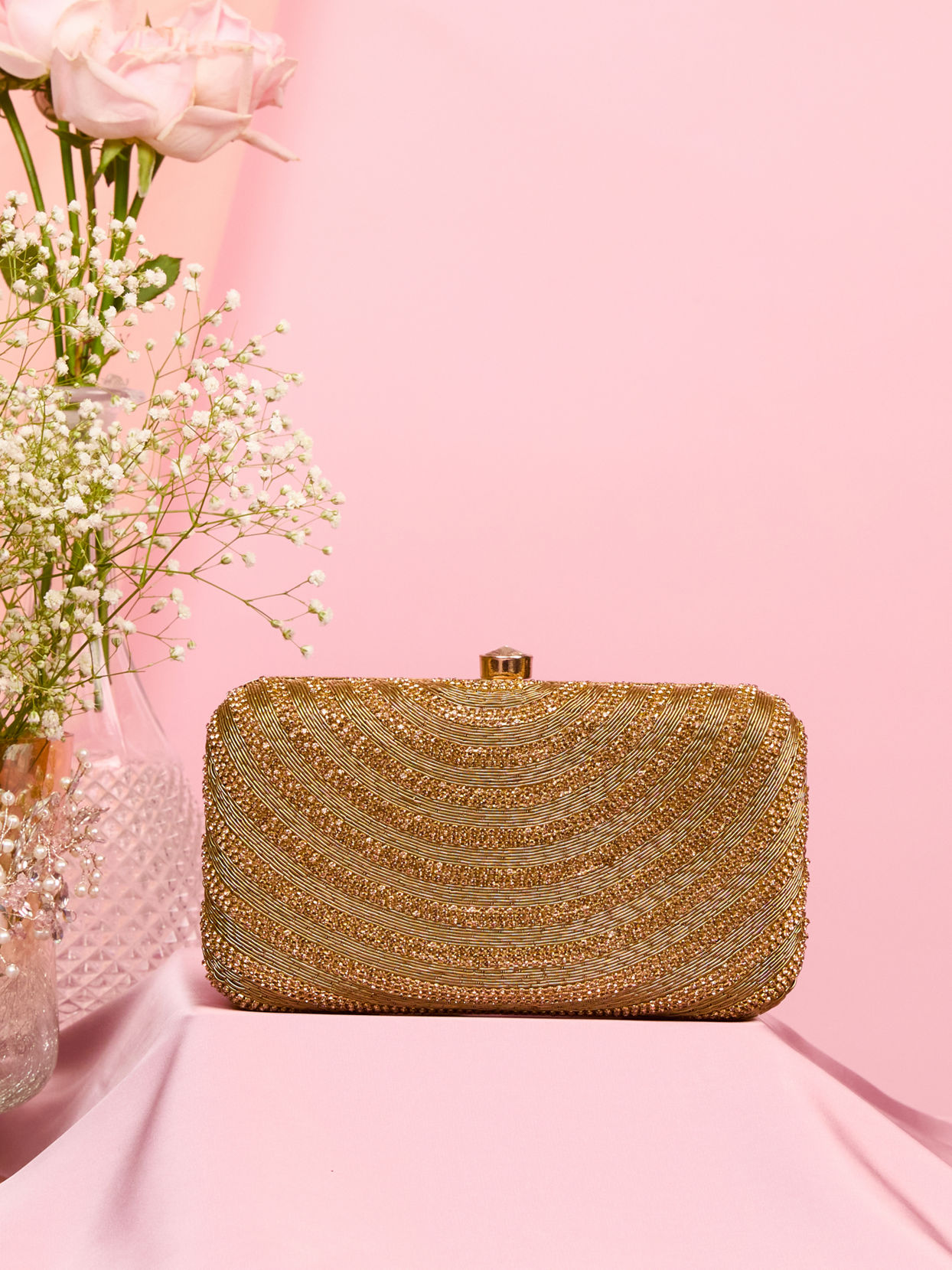 Mohey Women Fawn Elegance Clutch Bag