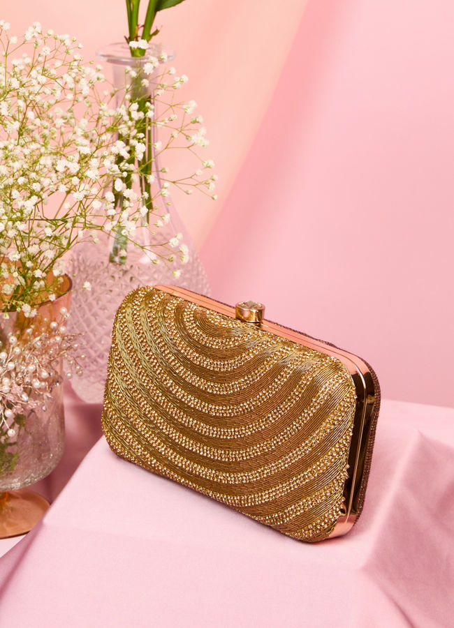 Mohey Women Fawn Elegance Clutch Bag