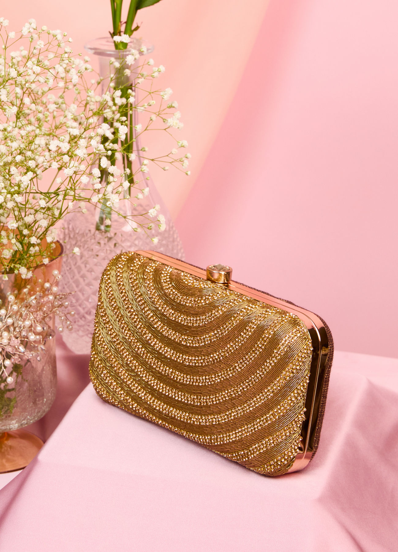 Mohey Women Fawn Elegance Clutch Bag