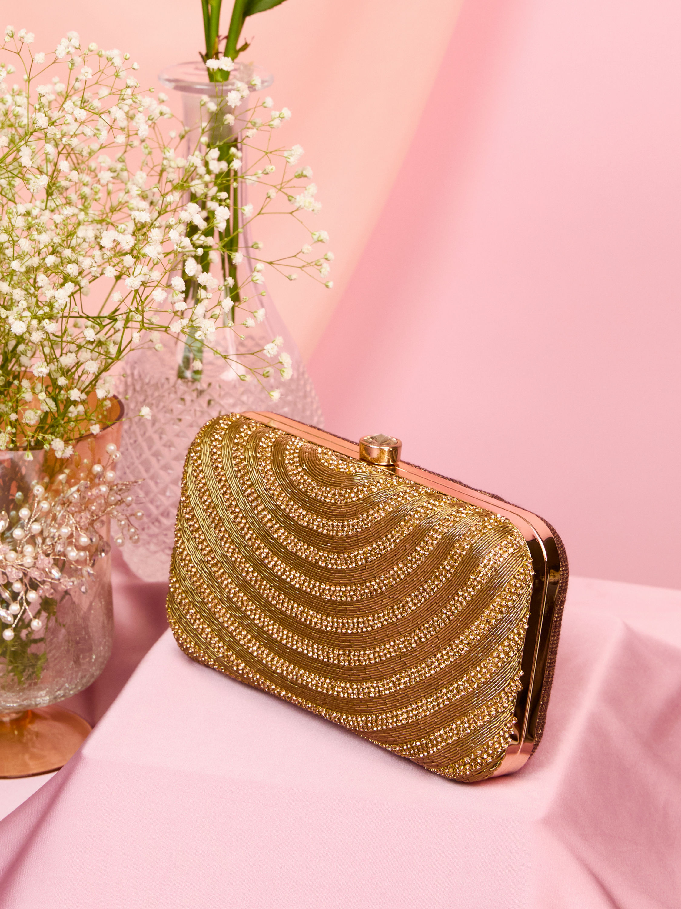 Mohey Women Fawn Elegance Clutch Bag