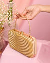 Mohey Women Elegant Beige Clutch Bag