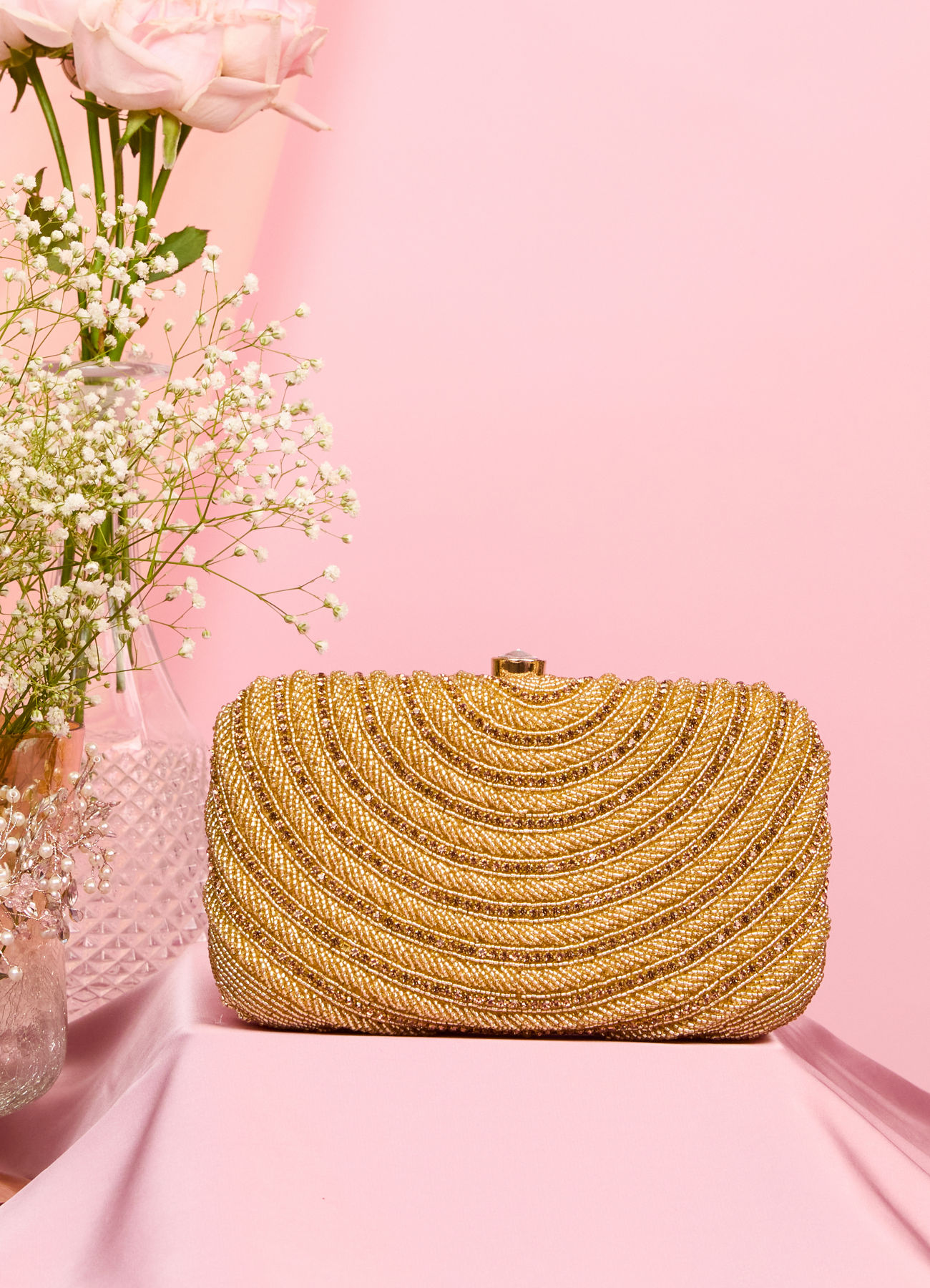 Mohey Women Golden Elegance Bag