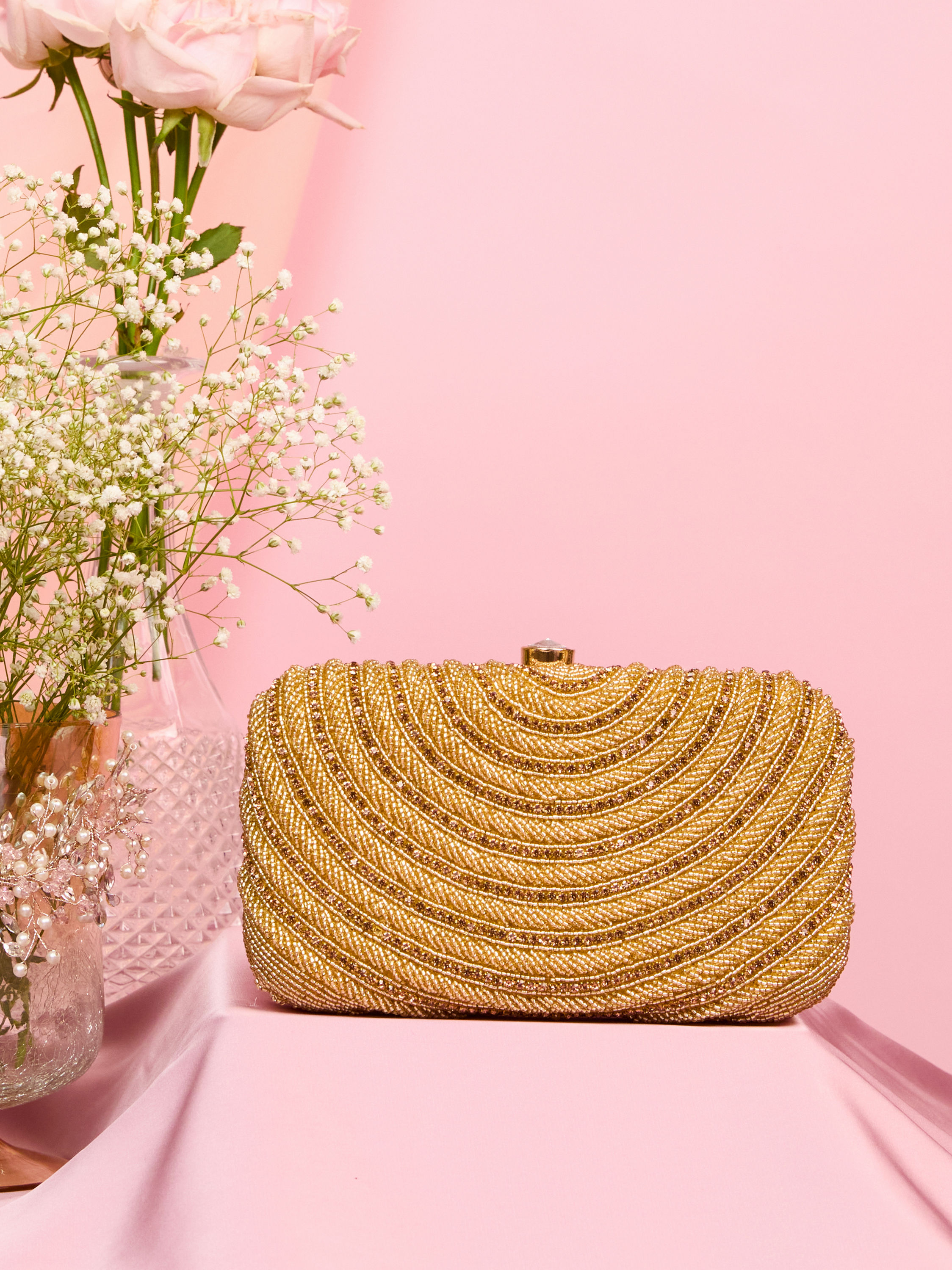 Mohey Women Golden Elegance Bag