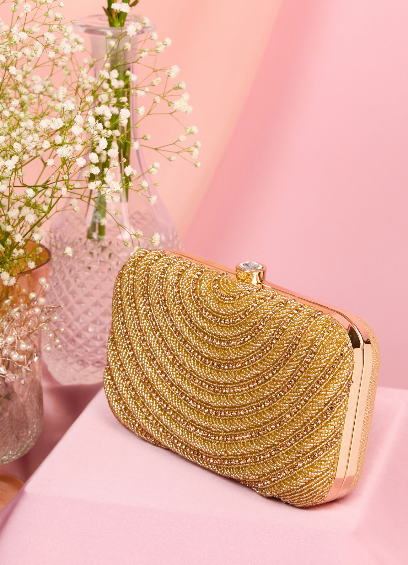 Mohey Women Golden Elegance Bag