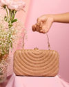 Mohey Women Dusty Pink Clutch Bag