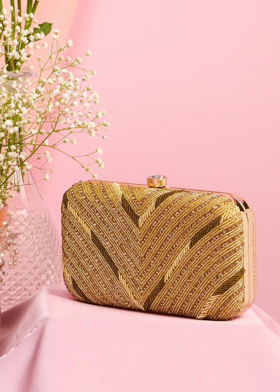 Mohey Women Golden Elegance Bag