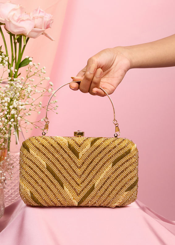 Mohey Women Golden Elegance Bag