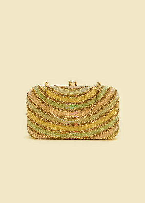 Mohey Women Elegant Beige Celebration Bag