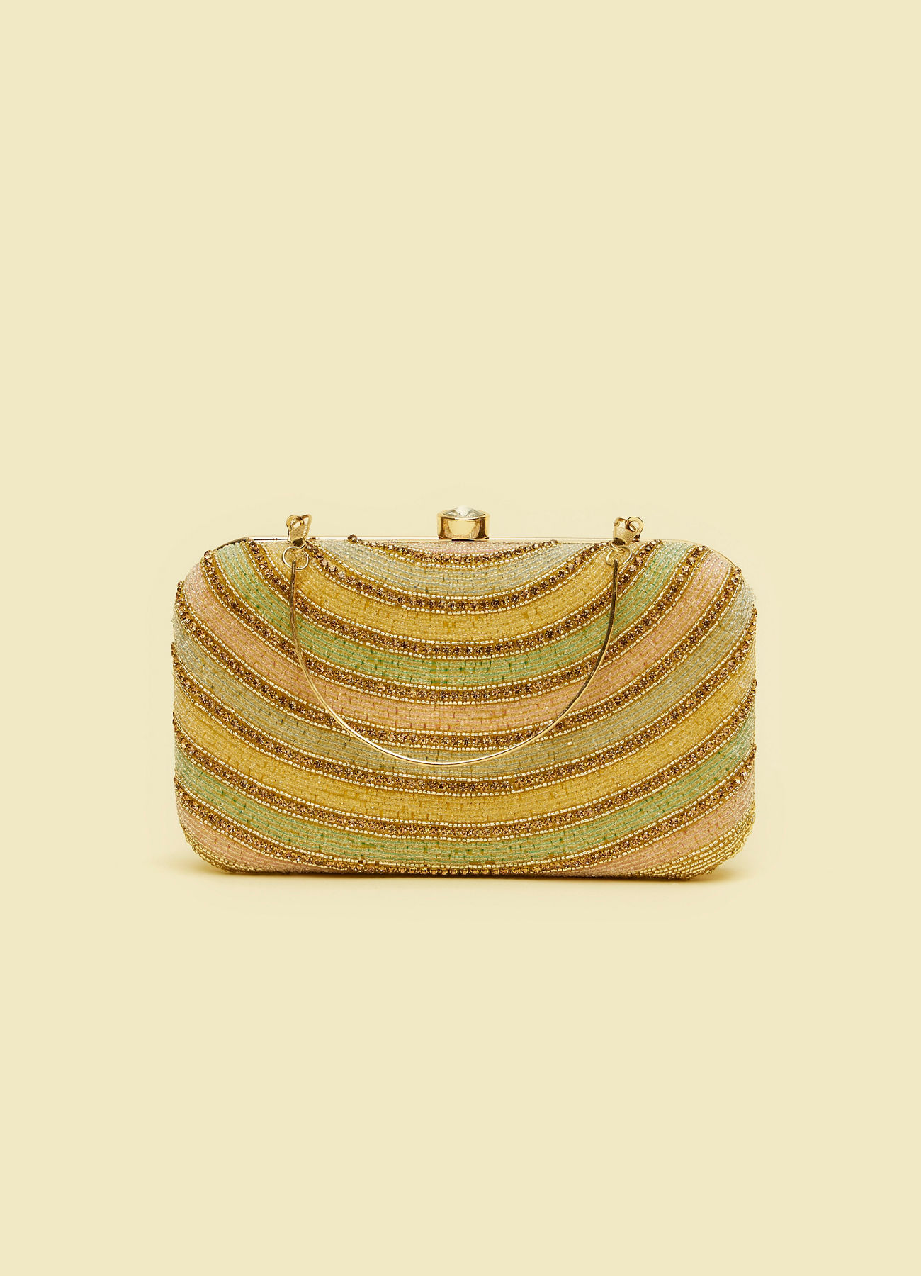 Mohey Women Elegant Beige Celebration Bag