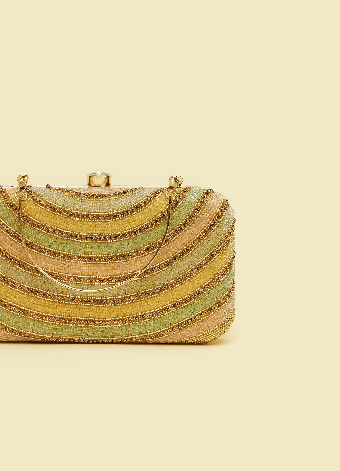 Mohey Women Elegant Beige Celebration Bag