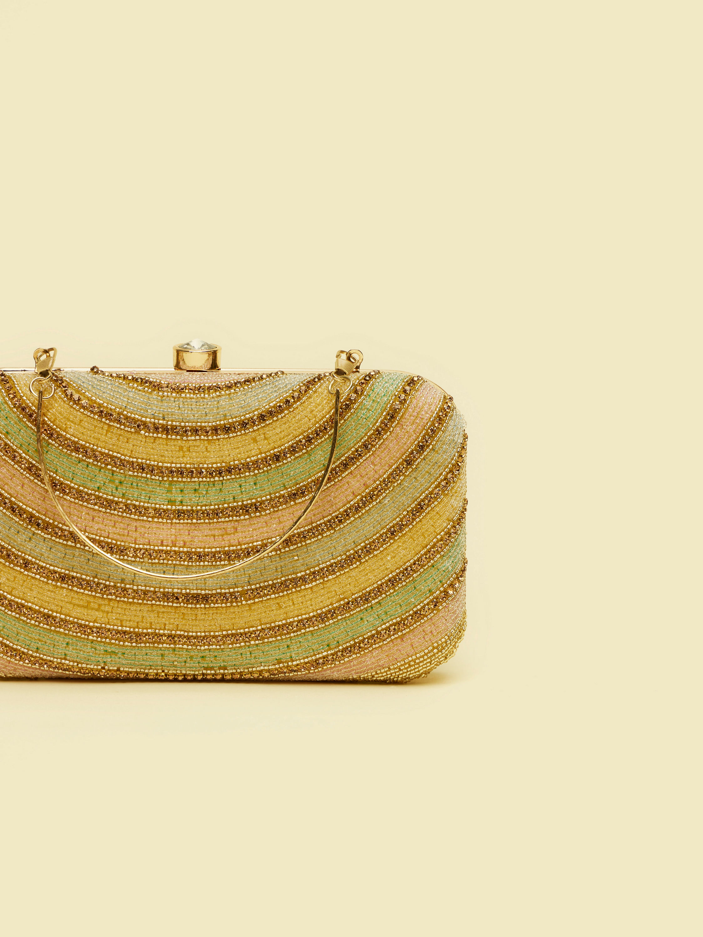 Mohey Women Elegant Beige Celebration Bag