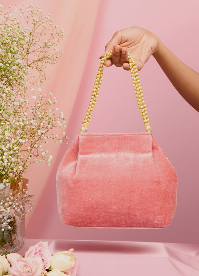 Mohey Women Pink Celebration Elegance Bag