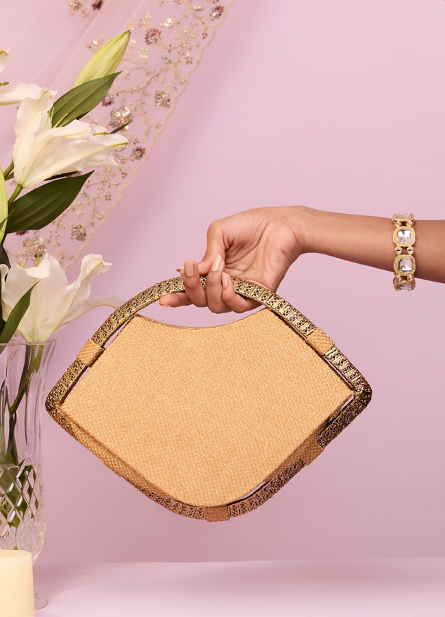 Mohey Women Fawn Art Silk Top Handle Bag