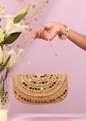 Mohey Women Fawn Art Silk Envelope Bag