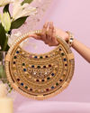 Mohey Women Regal Fawn Evening Clutch
