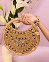 Mohey Women Regal Fawn Evening Clutch