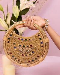 Mohey Women Regal Fawn Evening Clutch