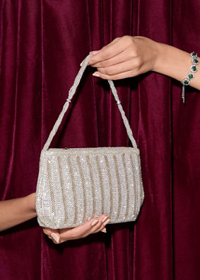 Mohey Women Chic Grey Elegance Bag