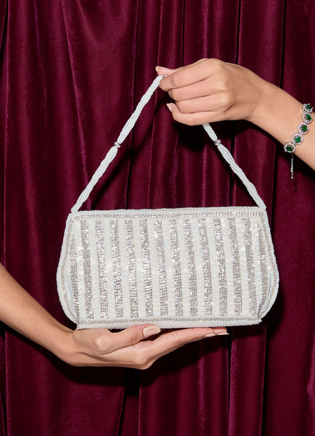 Mohey Women Chic Grey Elegance Bag