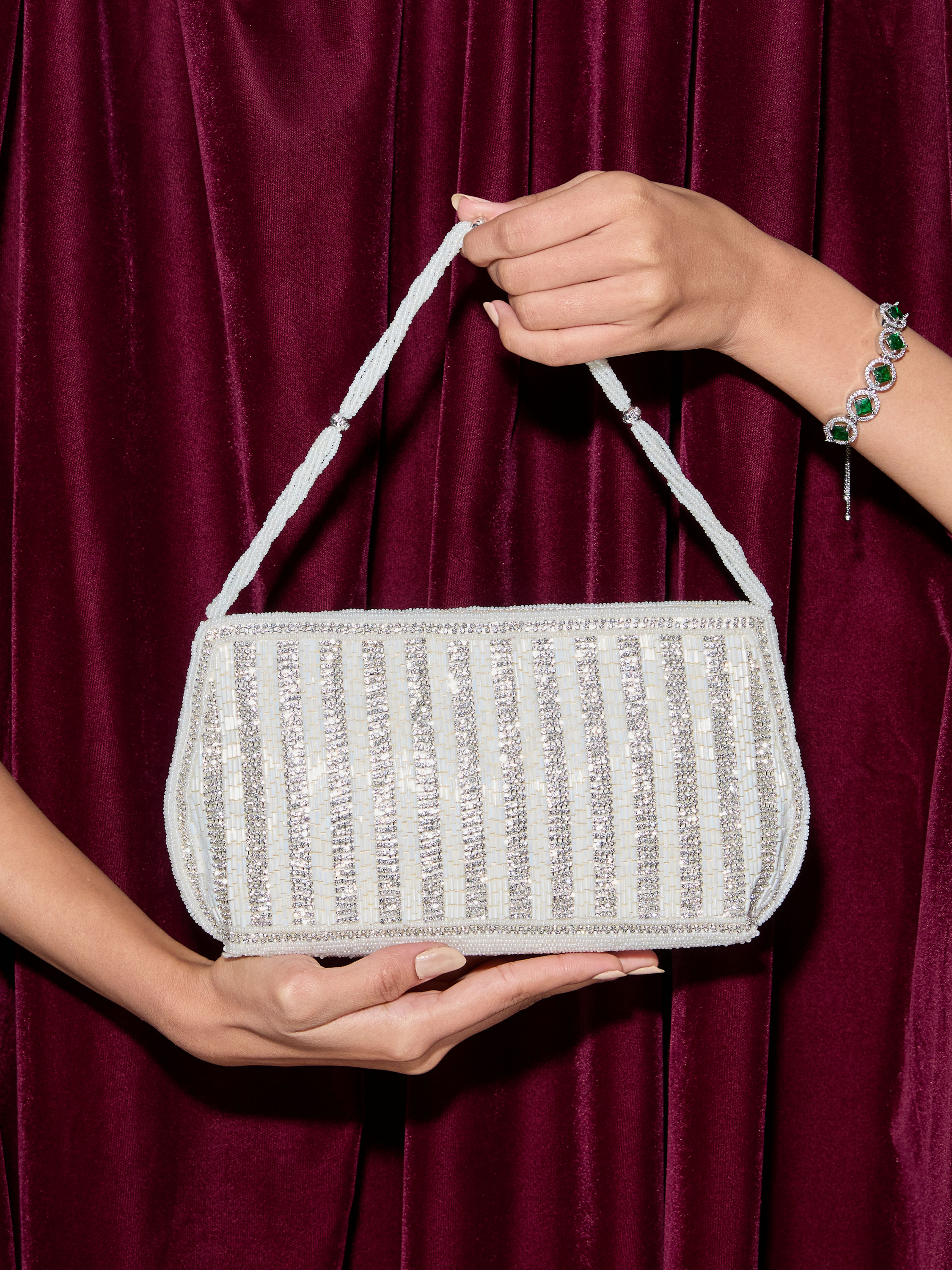 Mohey Women Chic Grey Elegance Bag