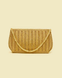 Mohey Women Beaded Artisan Beige Bag
