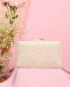 Mohey Women Creamy Carnival Clutch Bag