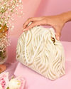 Mohey Women Cream Elegance Bag