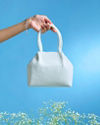Mohey Women Cream Colored Festive Bag