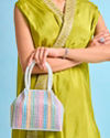 Mohey Women Cream Colored Festive Bag