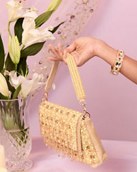 Mohey Women Fawn Art Silk Top Handle Bag