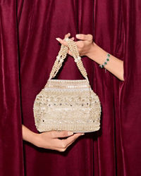 Mohey Women Elegant Grey Celebration Bag