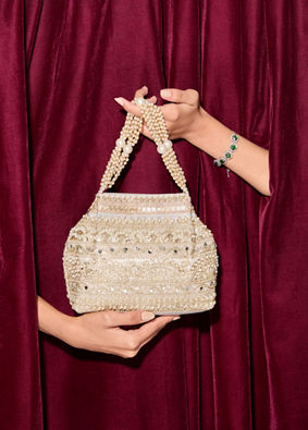 Mohey Women Elegant Grey Celebration Bag