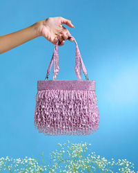 Mohey Women Purple Festive Elegance Bag