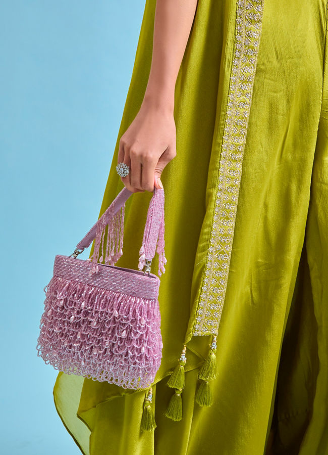 Mohey Women Purple Festive Elegance Bag