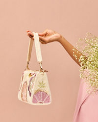 Mohey Women Velvety Cream Elegance Bag